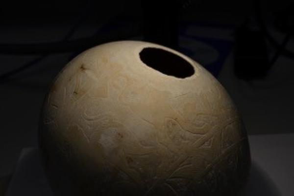 Picture of a luxury item ostrich egg